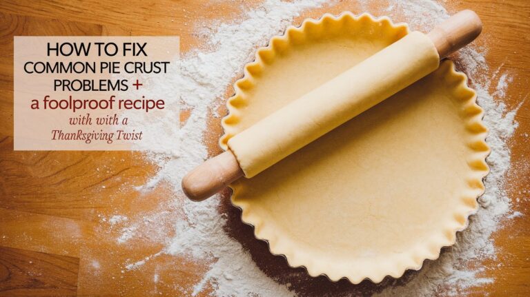 Read more about the article How to Fix Common Pie Crust Problems + A Foolproof Recipe with a Thanksgiving Twist