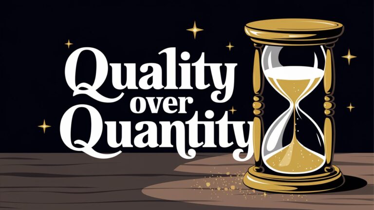 Read more about the article Why Quality Over Quantity Still Matters in a World Obsessed with Speed