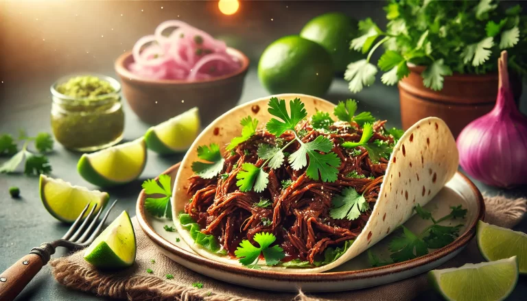 Read more about the article Easy Crockpot Beef Barbacoa Recipe – Authentic Mexican Flavor at Home