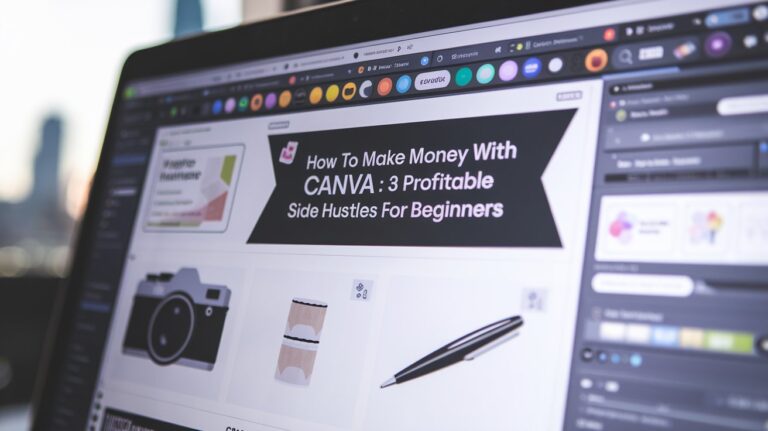 Read more about the article How to Make Money with Canva: 3 Profitable Side Hustles for Beginners